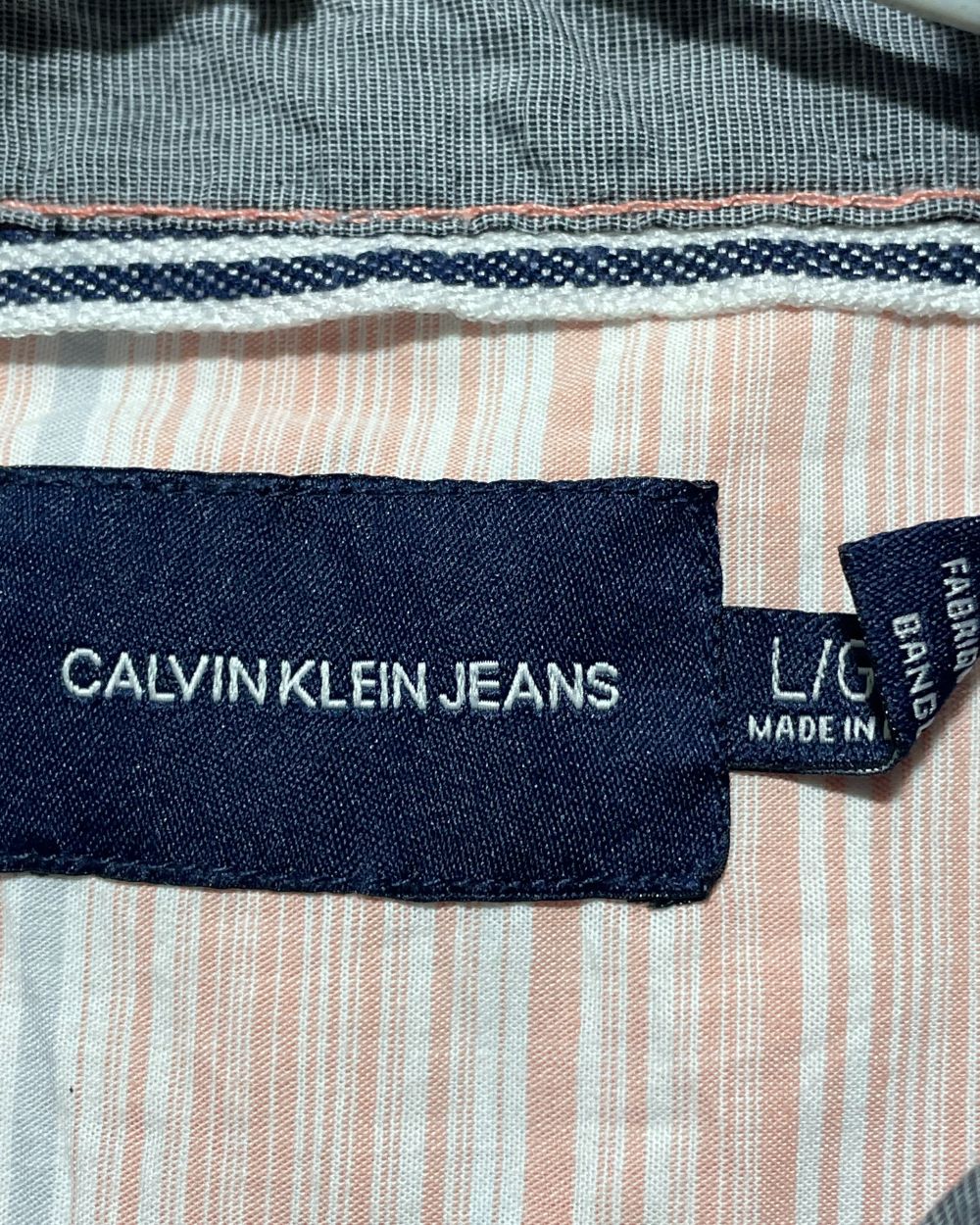 Calvin klein Pitch Cotton Shirt For Men Small | Preloved Labels