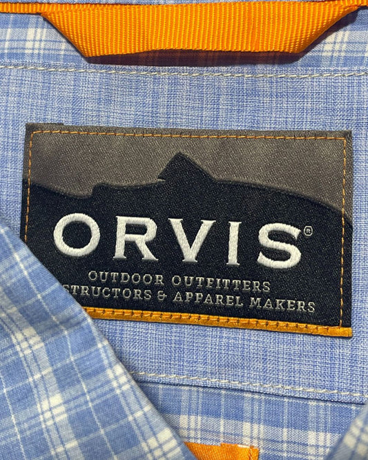 Orvis Blue Cotton Shirt For Men X Large | Preloved Labels