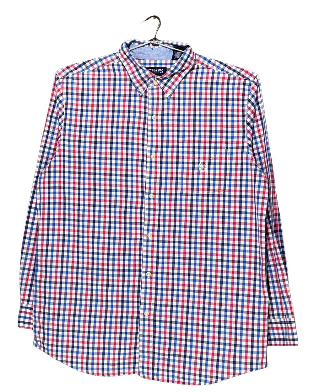 Chaps Multi Cotton Shirt For Men Large | Preloved Labels