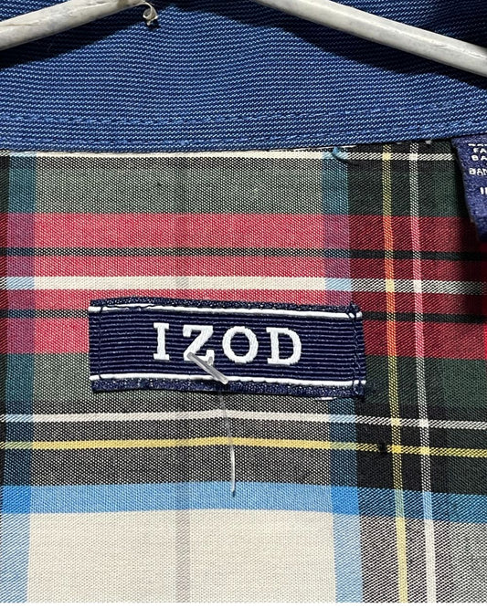 Izod Red Cotton Shirt For Men Large | Preloved Labels