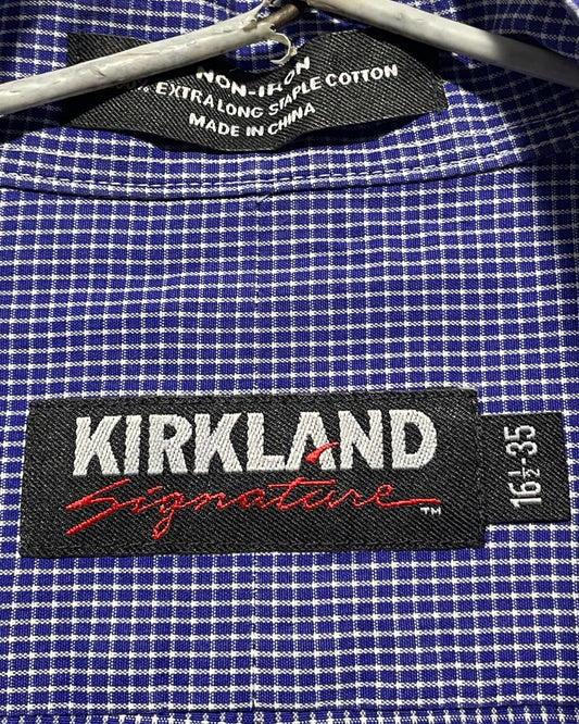Kirkland Brown Cotton Shirt For Men X Large | Preloved Labels