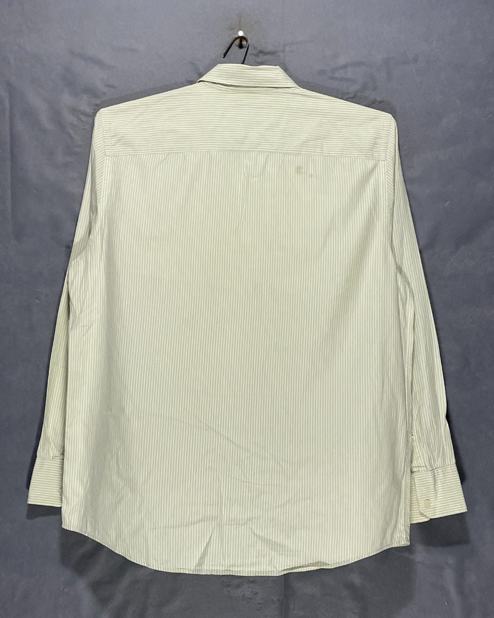 Calvin Klein Yellow Cotton Shirt For Men Large