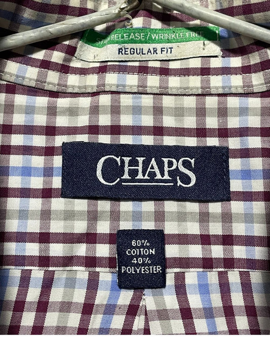 Chaps Multi Cotton Shirt For Men Large
