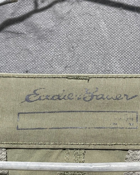 Eddie Bauer Cream Cotton Short For Men Large