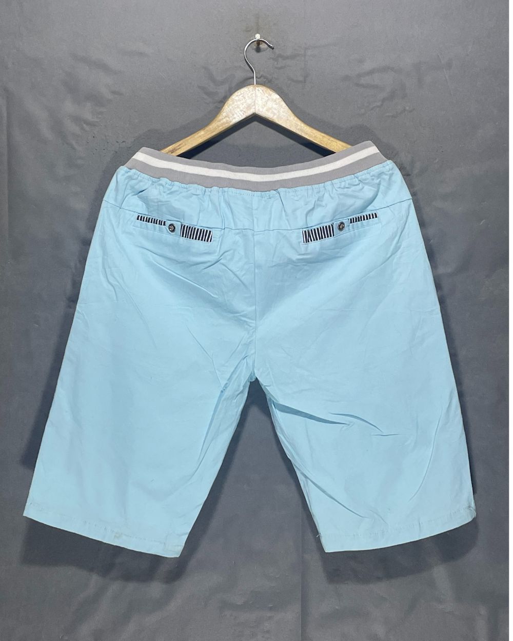 Preloved Labels Blue Cotton Short For Men Large