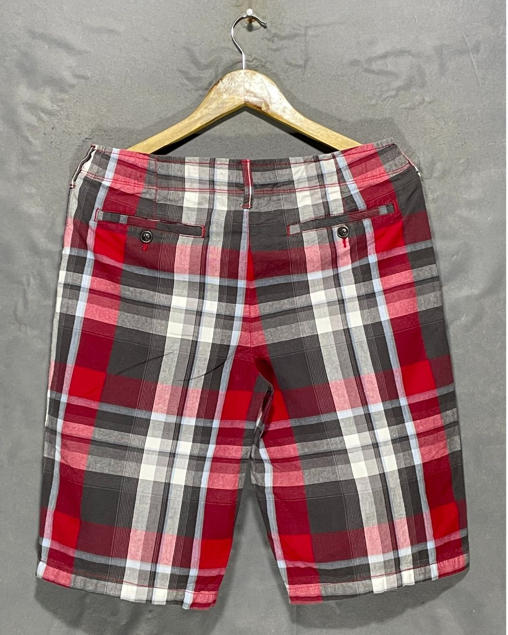 Arizona Red Cotton Short For Men Medium