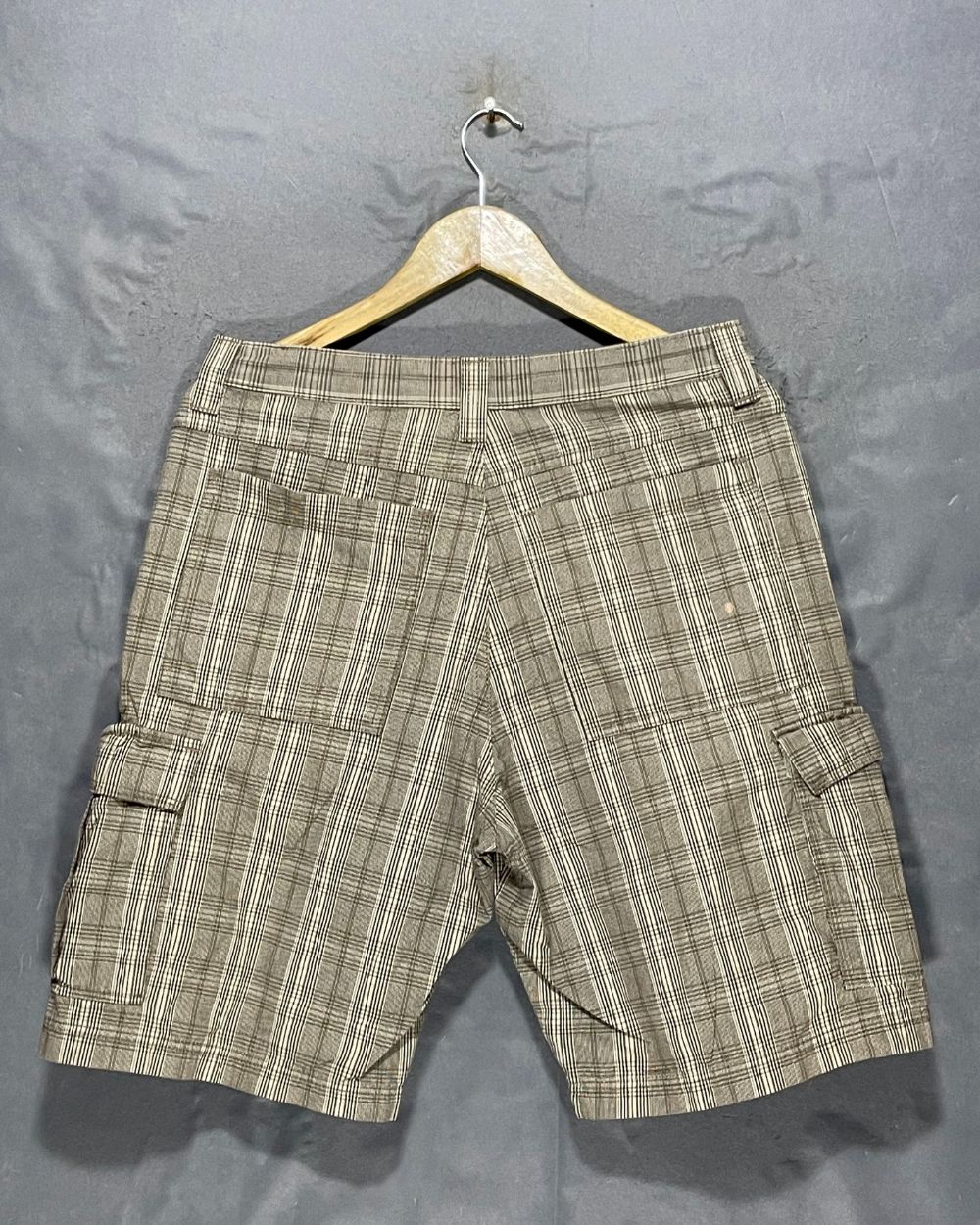 Preloved Labels Khaki Cotton Short For Men Medium