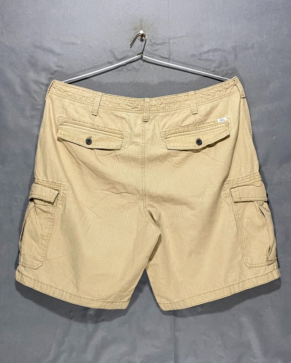 Izod Khaki Cotton Short For Men X Large