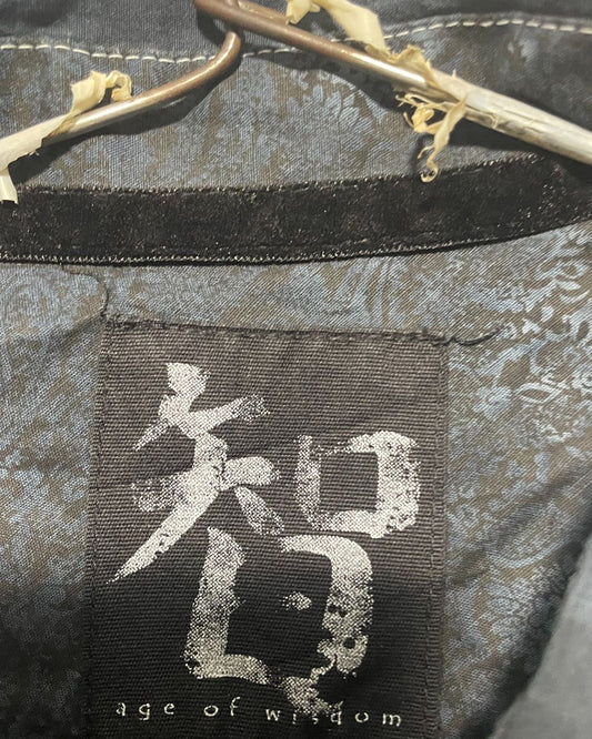 Age Of Windom Gray Cotton Shirt For Men X Large