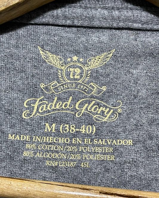 Faded Glory Gray T Shirt For Men Medium