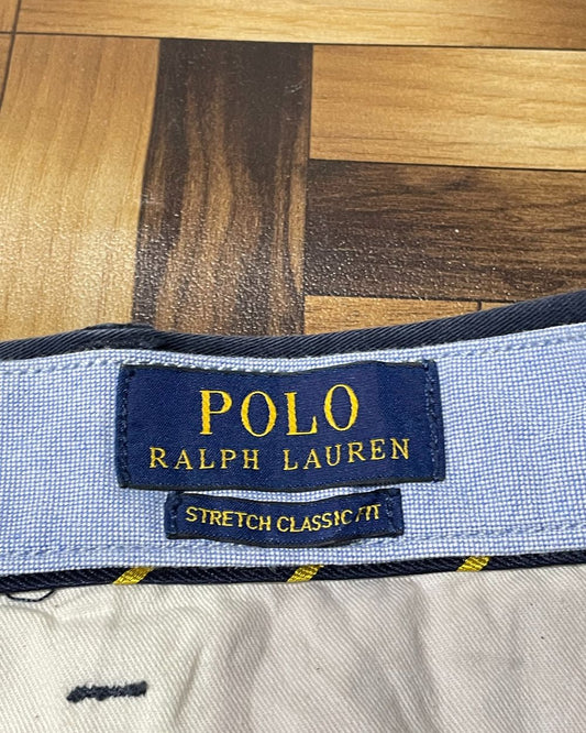 Polo Ralph Lauren Blue Cotton Short For Men 4X Large