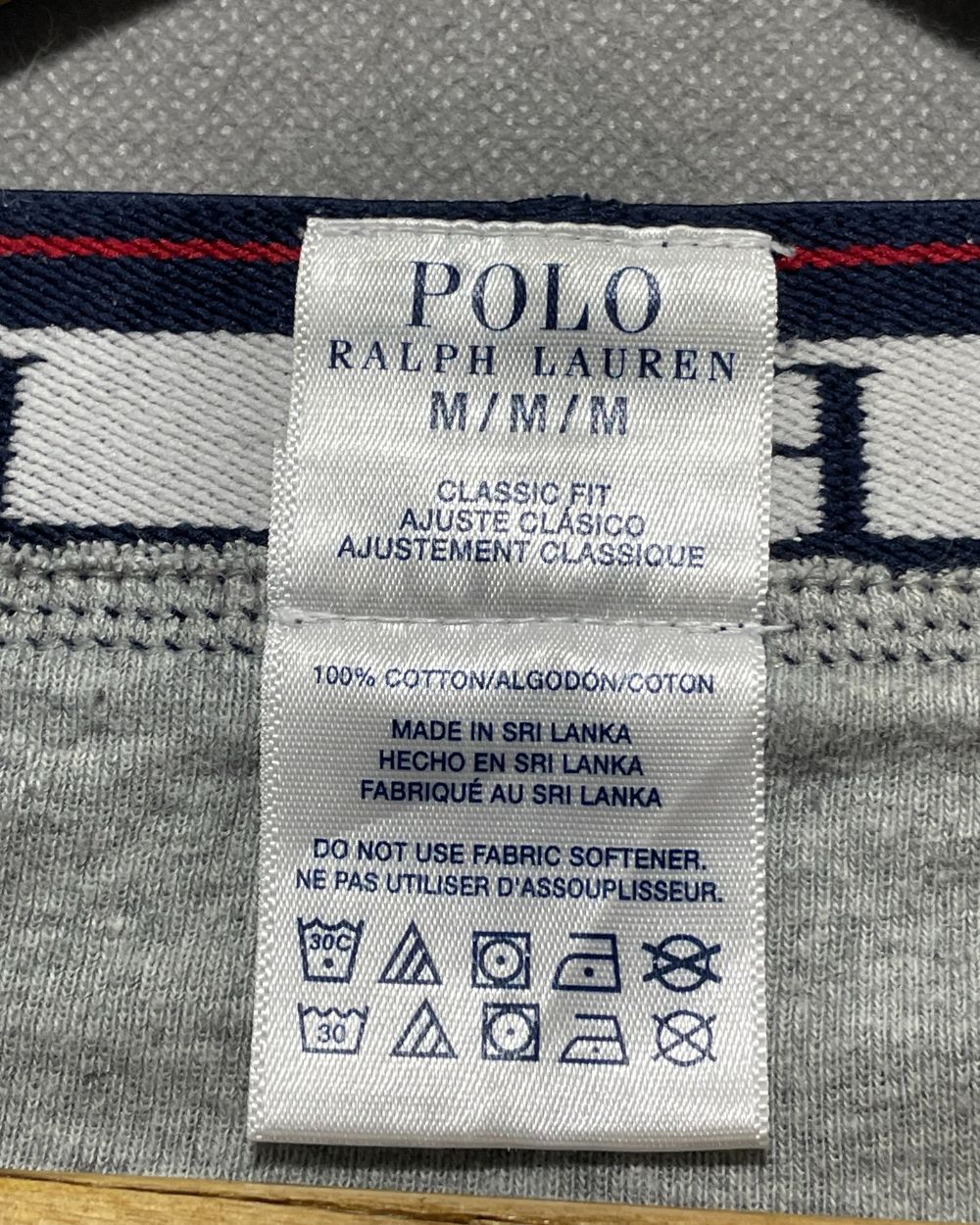 Polo Ralph Lauren Gray Boxer Underwear For Men Medium