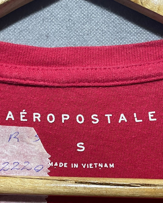 Aeropostale Red T Shirt For Men Small