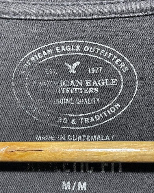 American Eagle Gray T Shirt For Men M