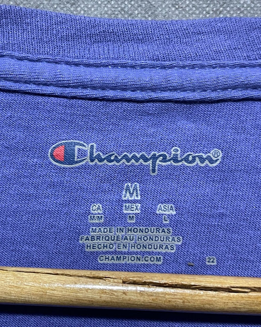 Champion Blue T Shirt For Men M