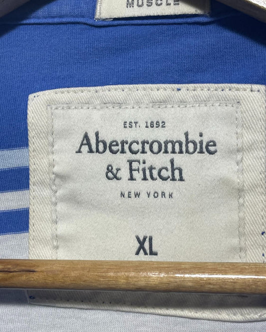 Abercrombie & Ftich Blue T Shirt For Men M
