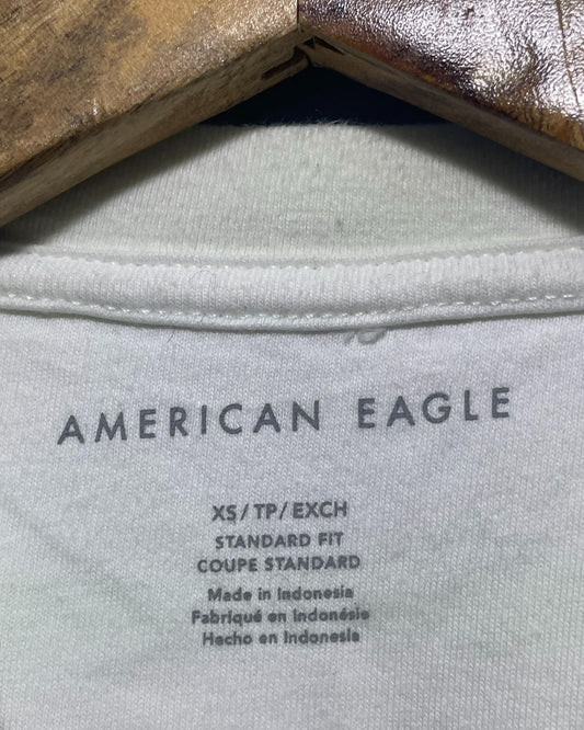 American Eagle White T Shirt For Men M