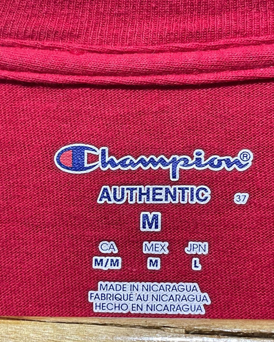 Champion Red T Shirt For Men Medium