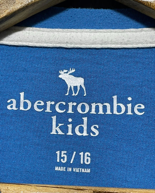 Abercrombie Blue T Shirt For Boy 16 Years