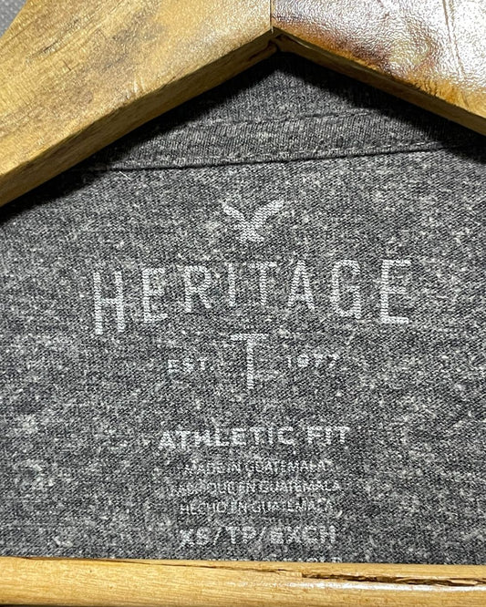 American Eagle Gray T Shirt For Men X Small