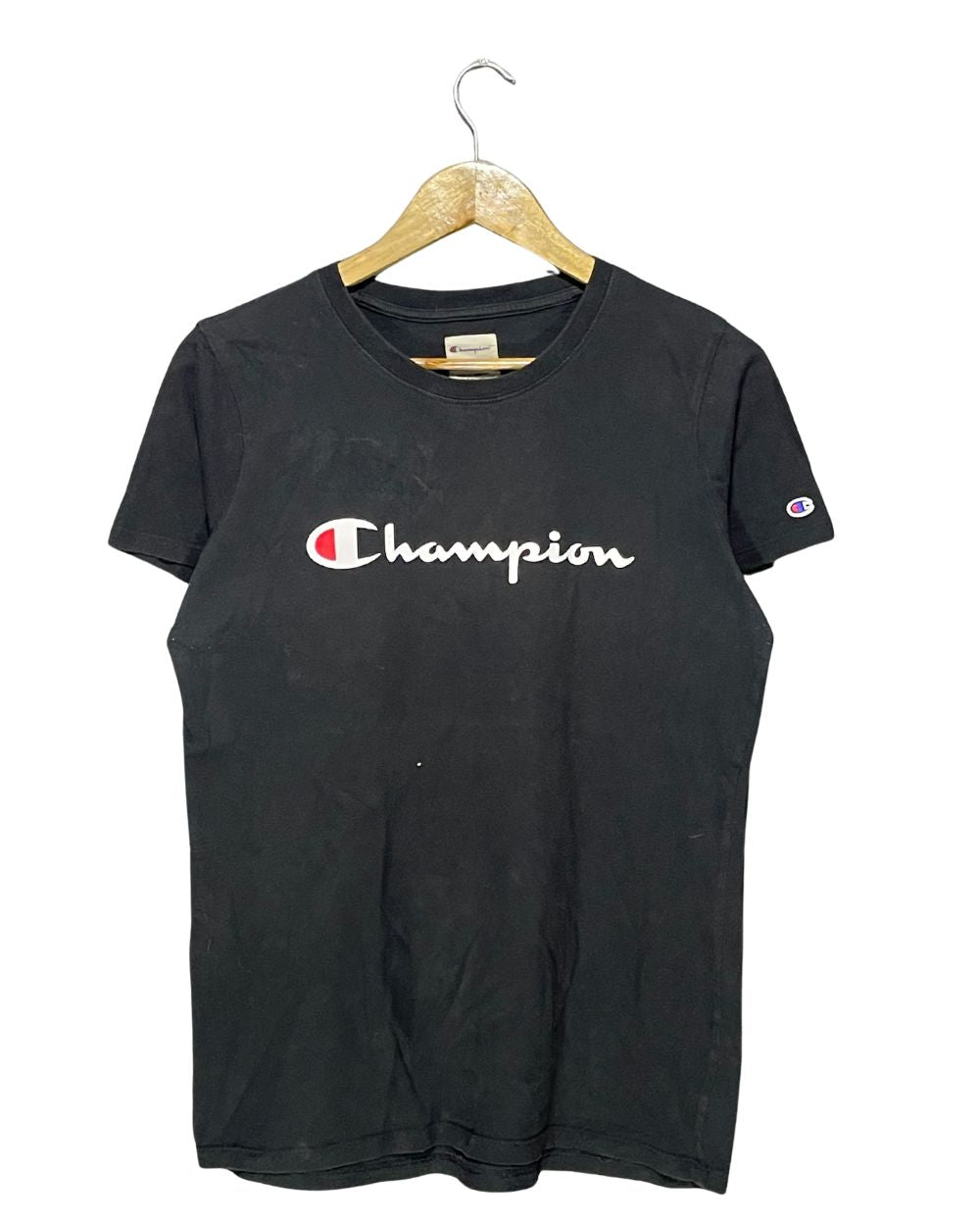 Champion Black T Shirt For Men Small