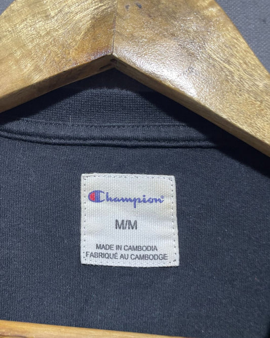 Champion Black T Shirt For Men Small