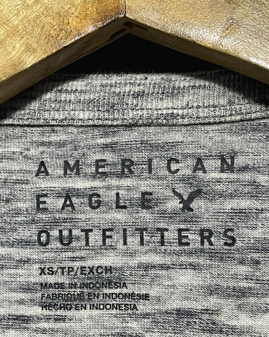 American Eagle Gray T Shirt For Men X Small
