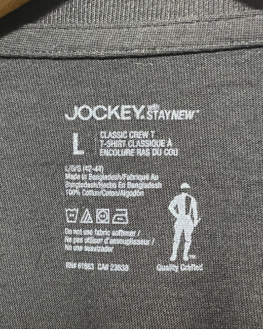 Jockey Black T Shirt For Men X Large