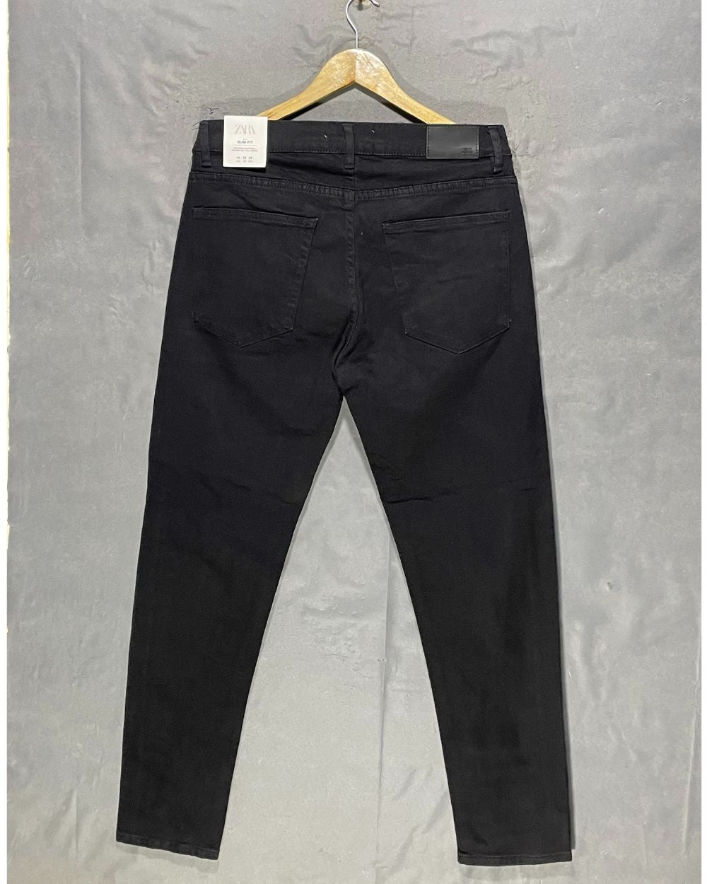 Zara Black Jeans For Men Large