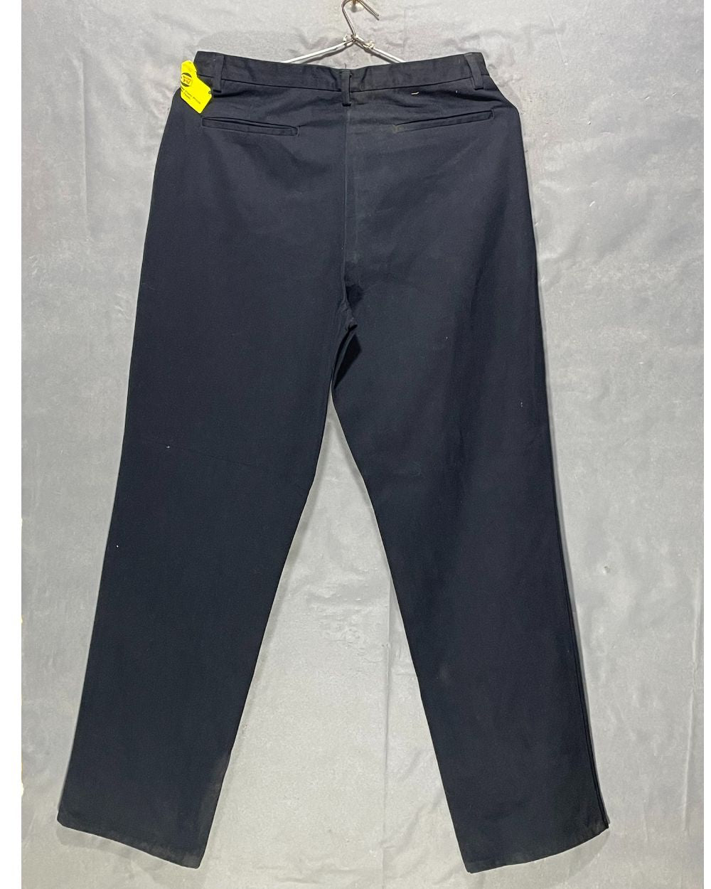 Preloved Labels Black Cotton Dress Pant For Men Medium