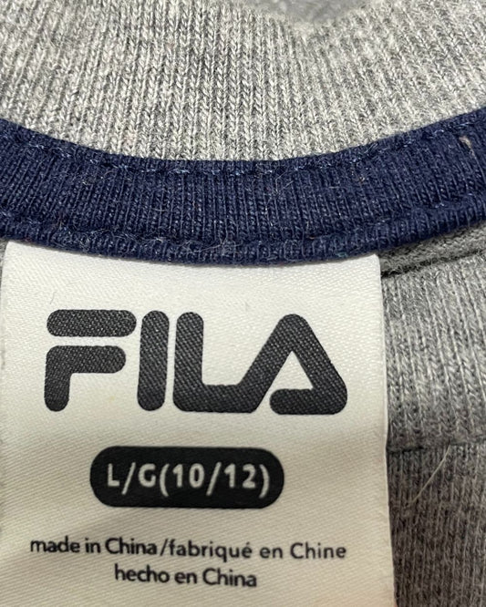 Fila Gray T Shirt For Boy 12 Years