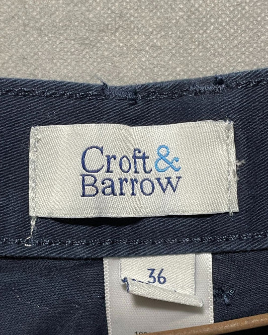 Croft & Barrow Blue Cotton Short For Men XL