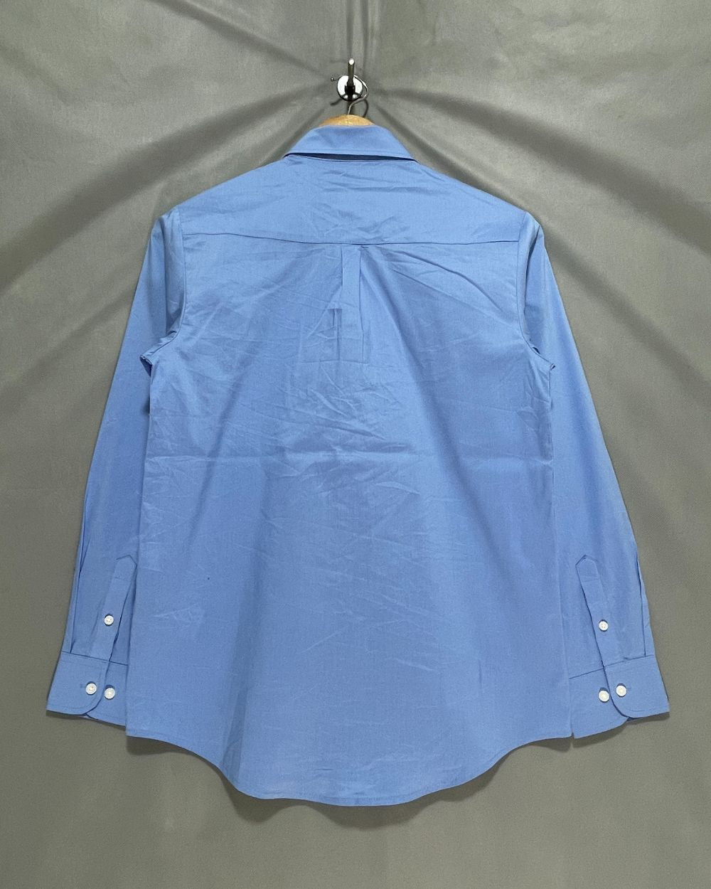 Izod Blue Cotton Shirt For Men S