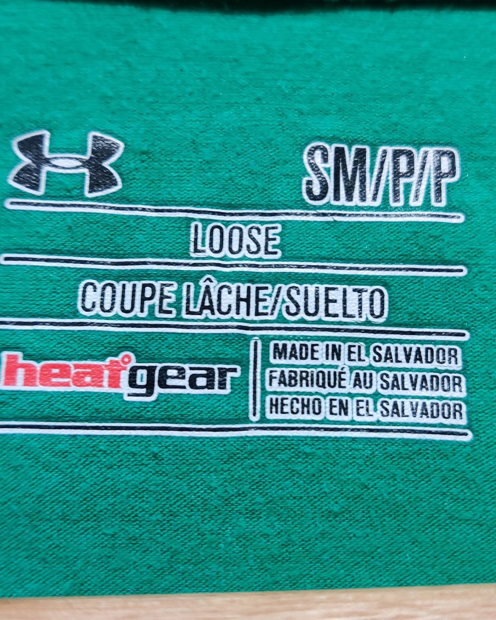 Under Armour Green T Shirt For Men M