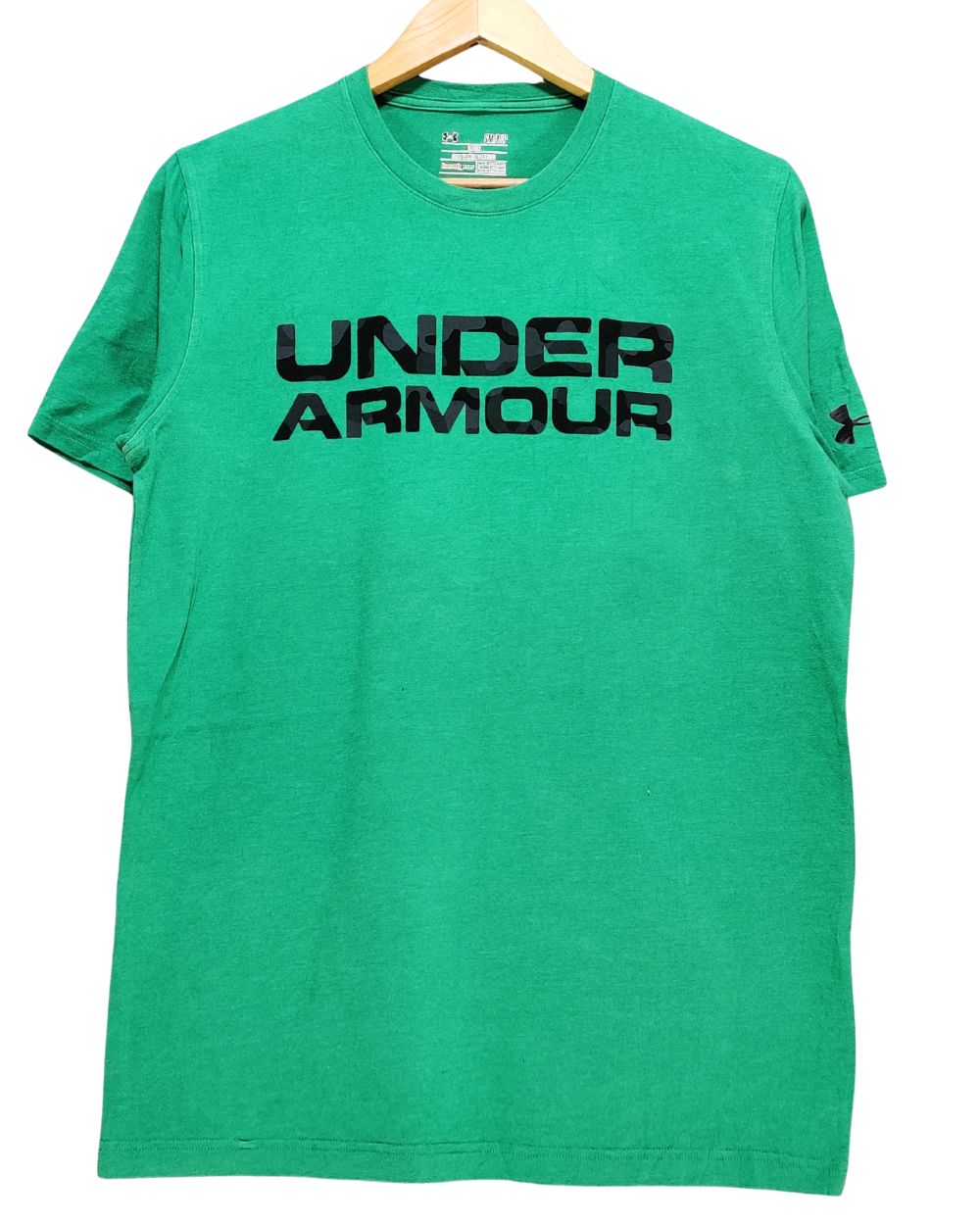 Under Armour Green T Shirt For Men M