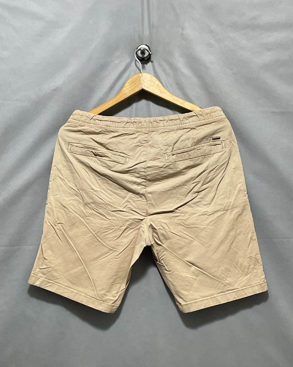 Zara Men Khaki Cotton Short For Men Medium
