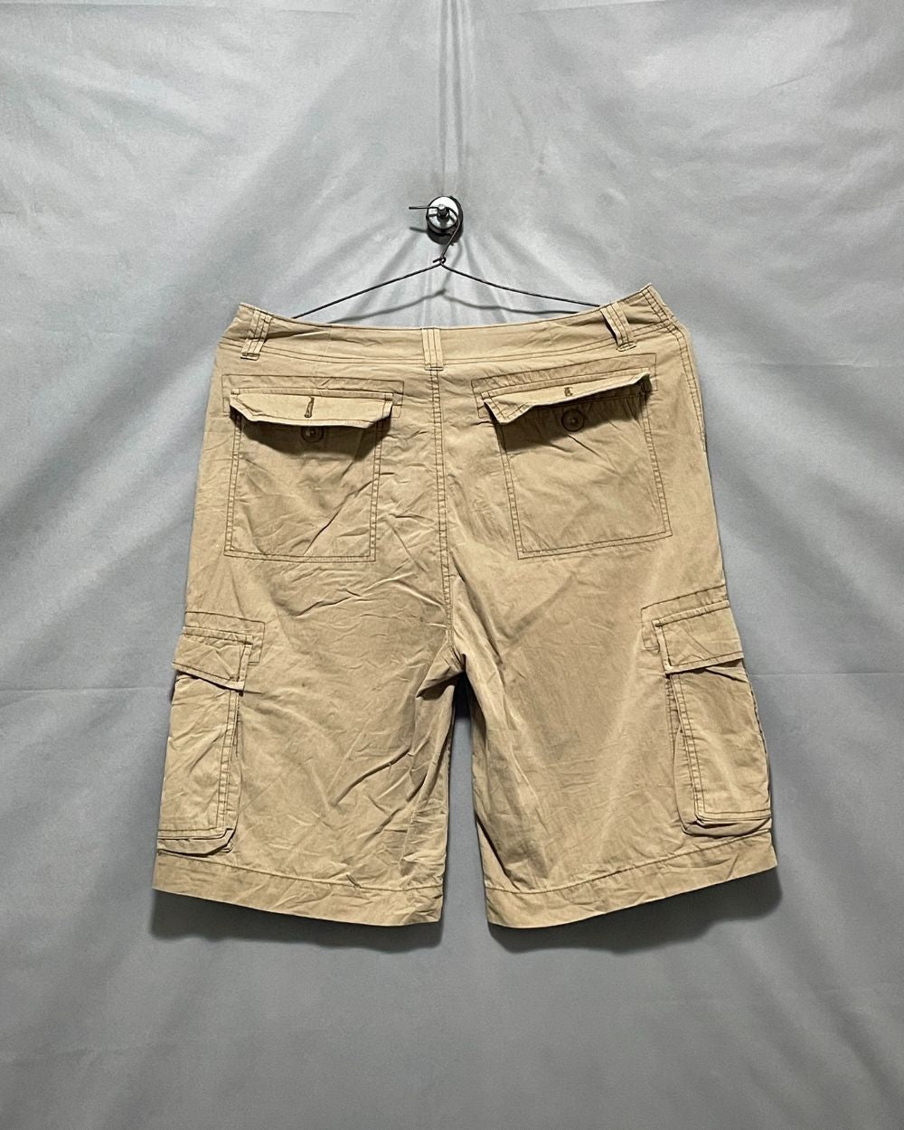 Arizona Khaki Cotton Short For Men L