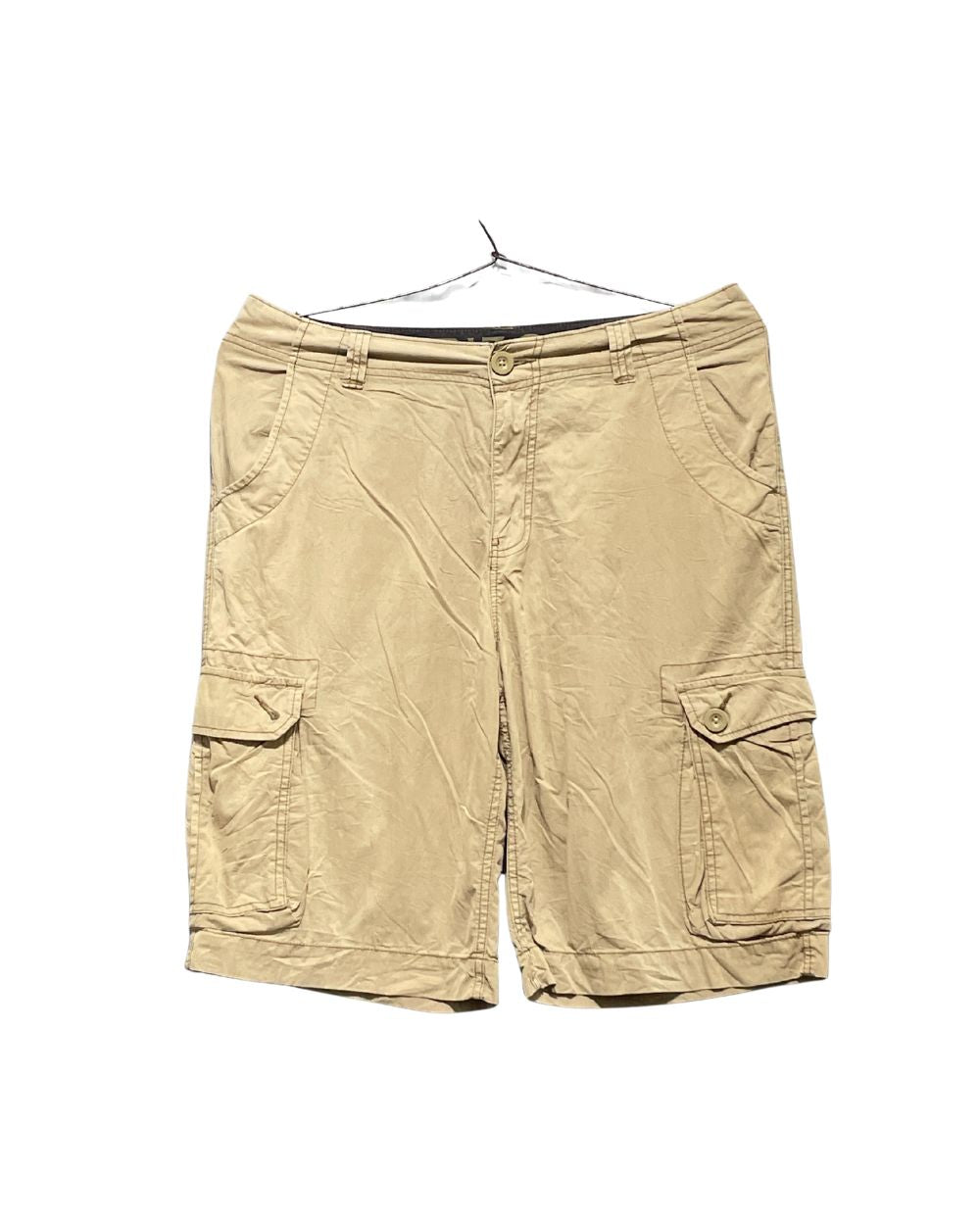 Arizona Khaki Cotton Short For Men L