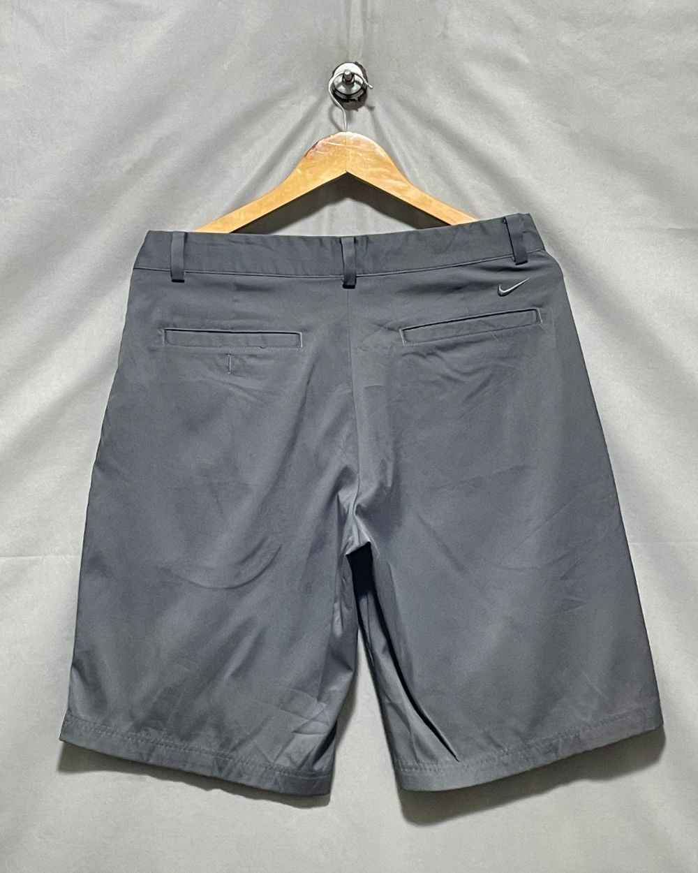 Nike Golf Gray Cotton Short For Men Medium