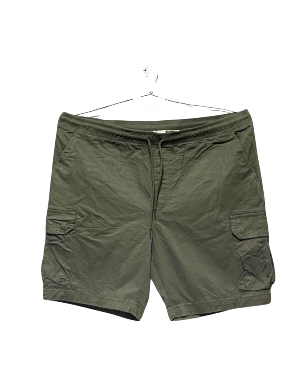 Good Fellow Green Cotton Short For Men Large