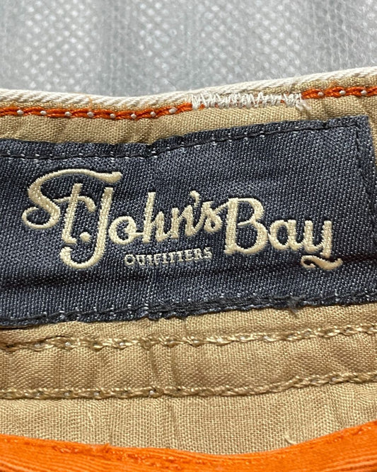 St.John's Bay Gray Cotton Shirt For Men XL