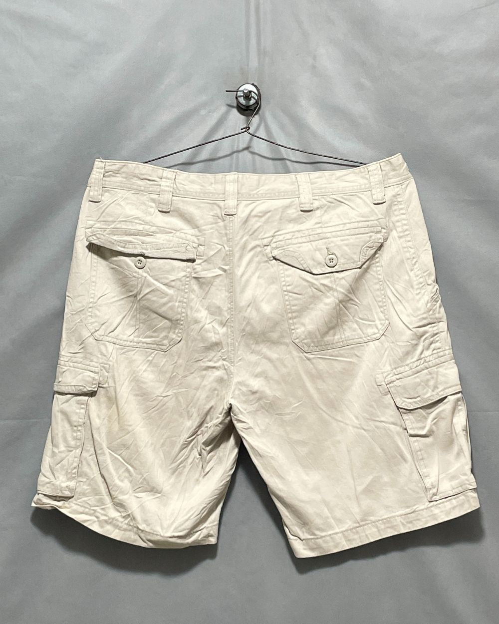 St.John's Bay Gray Cotton Shirt For Men XL