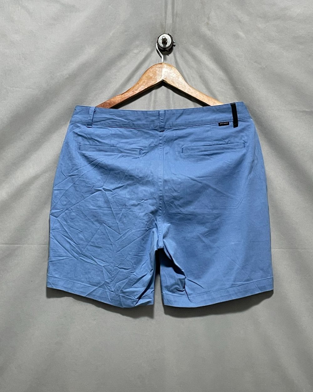 Aether Blue Cotton Short For Men Medium