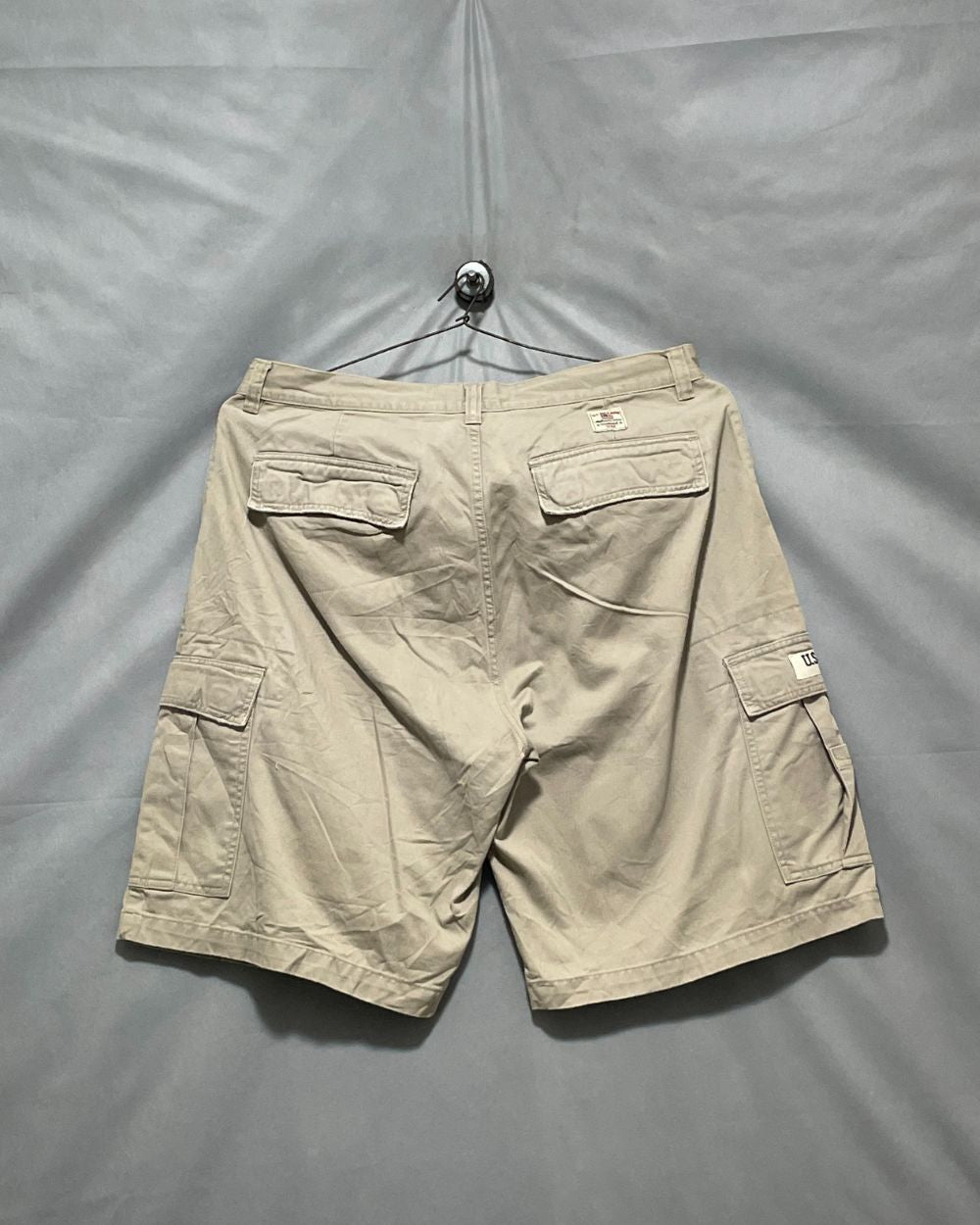 U.S. Polo Assn Khaki Cotton Short For Men Large