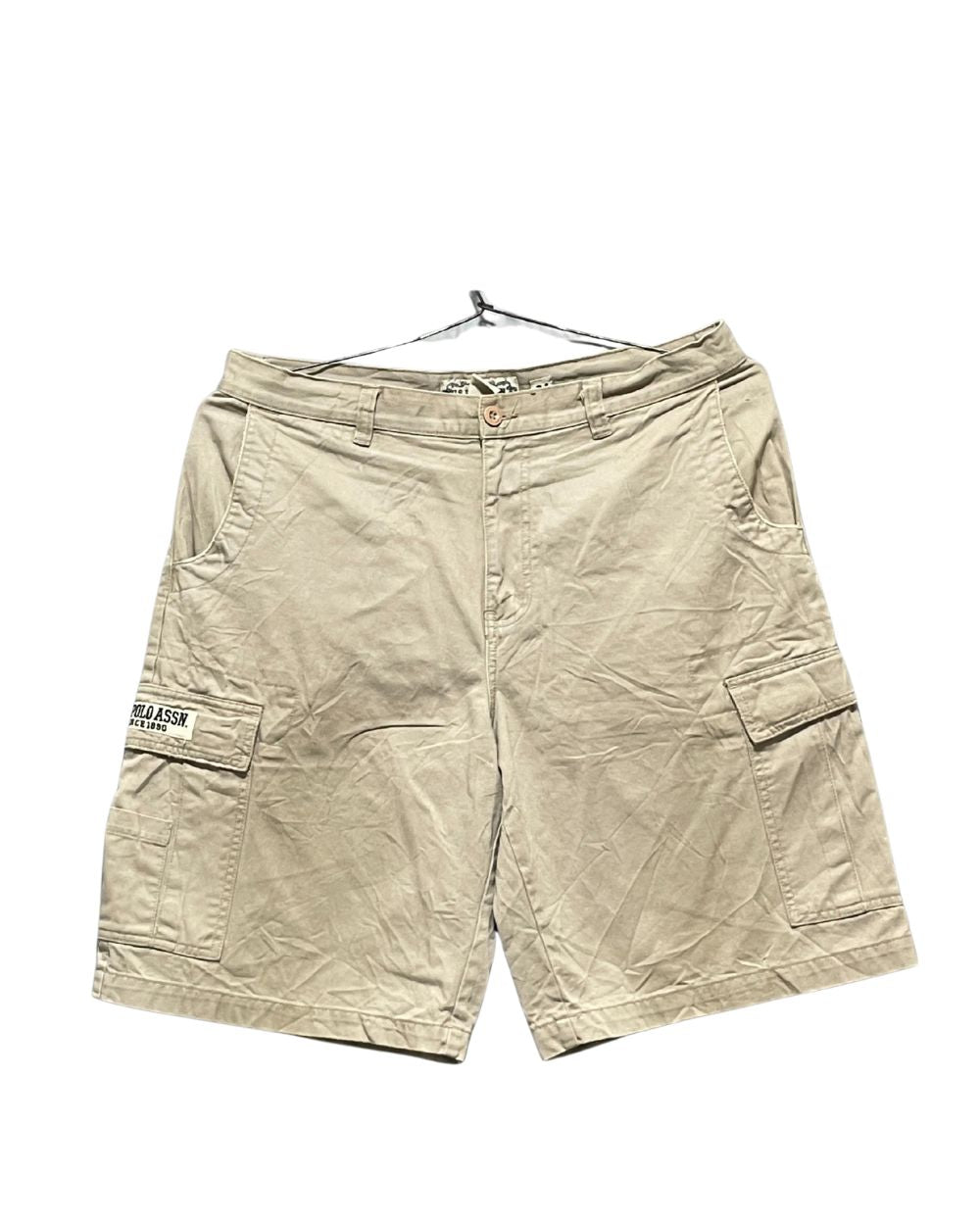 U.S. Polo Assn Khaki Cotton Short For Men Large