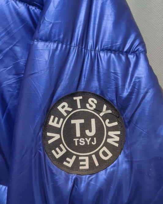 TJ Tsyj Blue For Women Puffer Jacket XL
