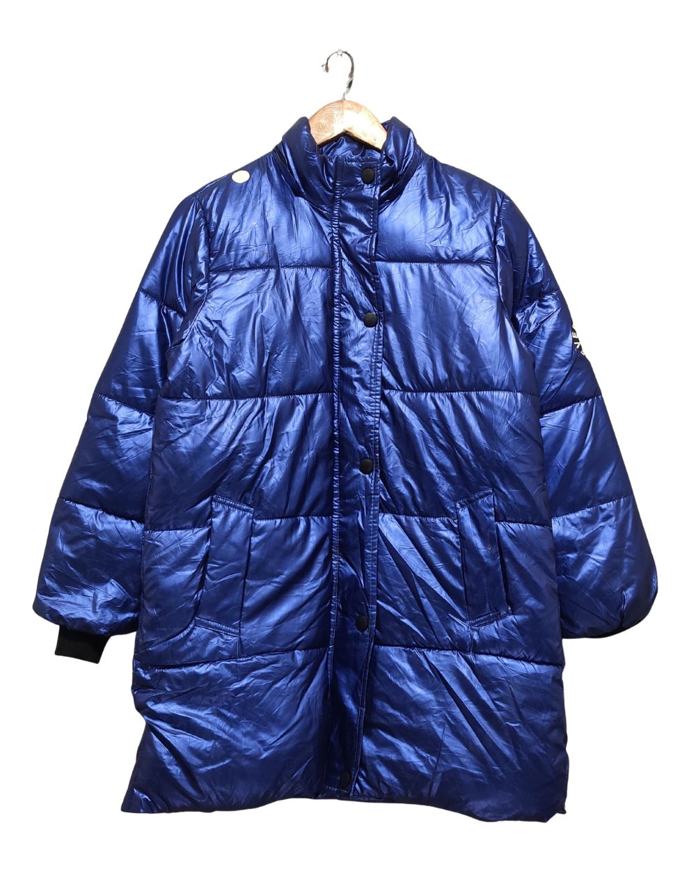 TJ Tsyj Blue For Women Puffer Jacket XL