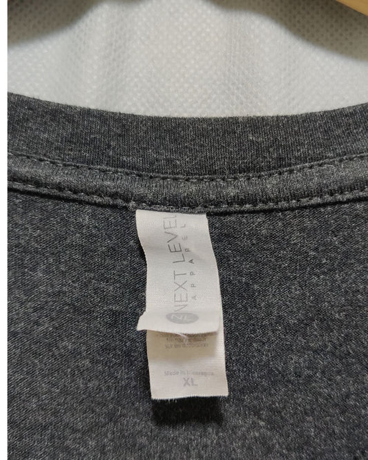 Next Level Gray T Shirt For Men Large