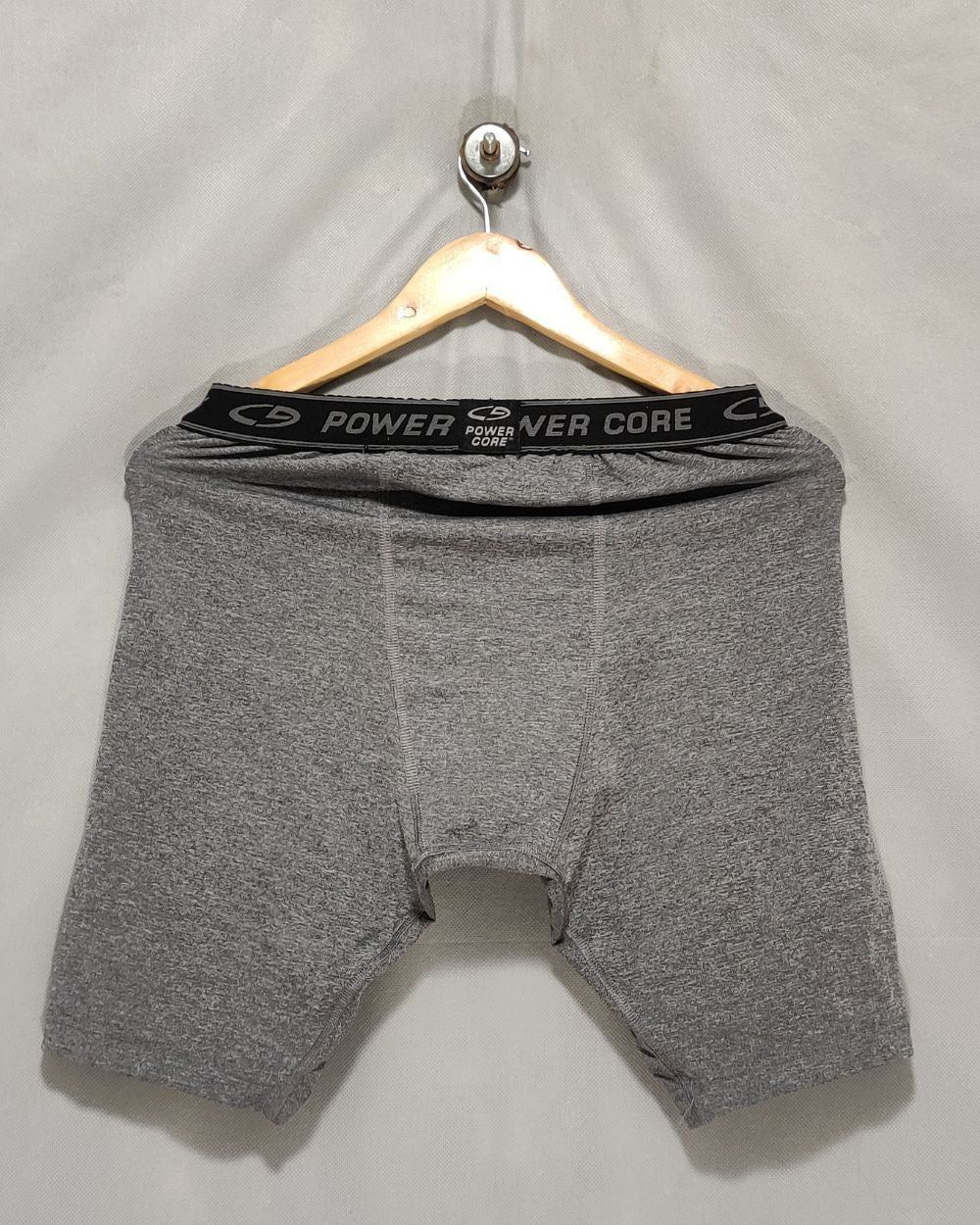 Power Core Gray Boxer Underwear For Men Large