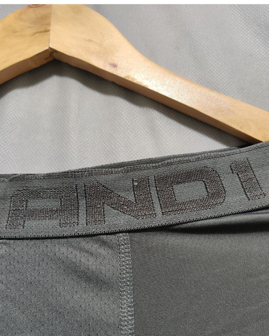 AND1 Gray Boxer Underwear For Men Large